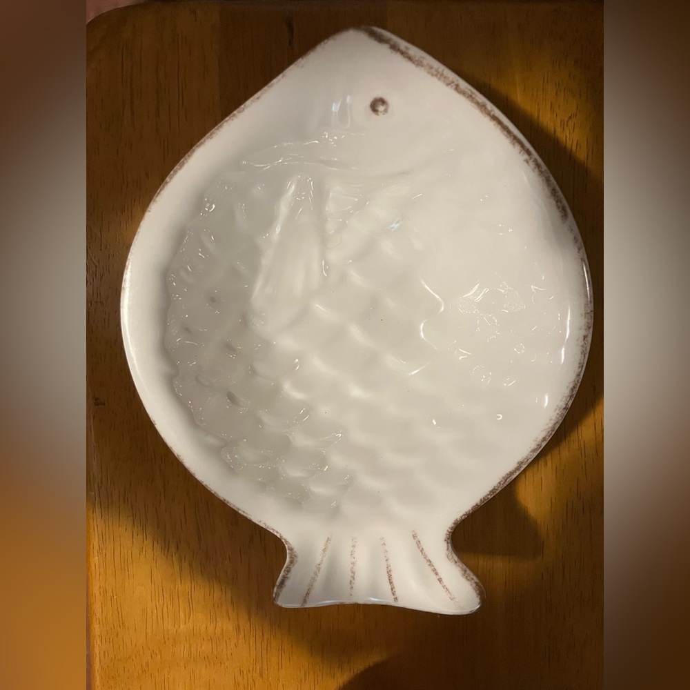 2 Sigrid Olsen Fish Melamine Serving Tray